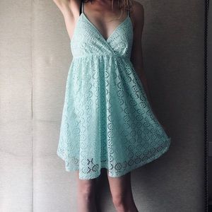 Mint summer dress